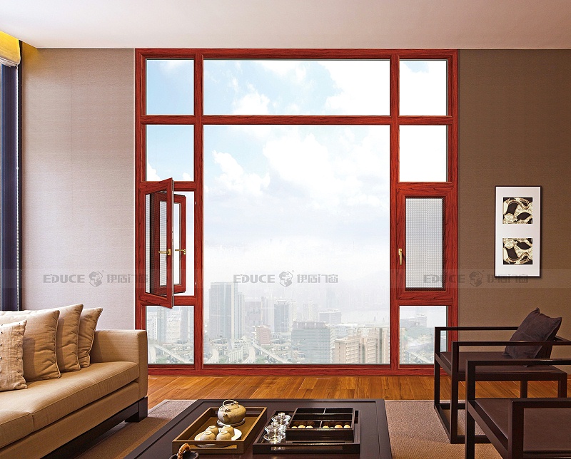 伊盾安全門窗，保護孩子的生命安全，全面提高居家生活質量！簡愛堡羅平開窗-ZJ120mm 新櫻桃